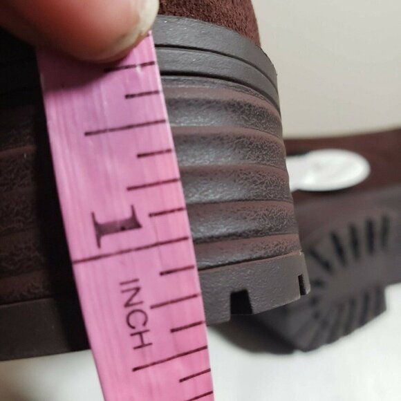 Giani Bernini Womens Brown Leather Slip On Almond Toe Booties Ankle Boots Sz 6M - Picture 8 of 9